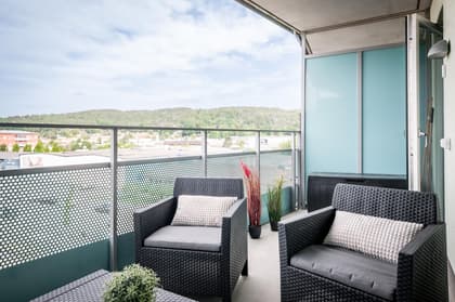 Balkong eller utsiktsbild