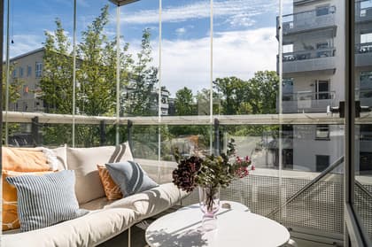 Balkong eller utsiktsbild