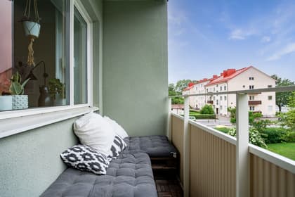 Balkong eller utsiktsbild