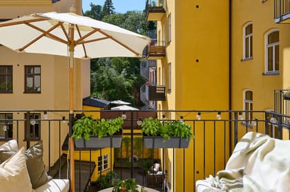 Balkong eller utsiktsbild