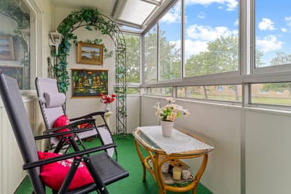 Balkong eller utsiktsbild