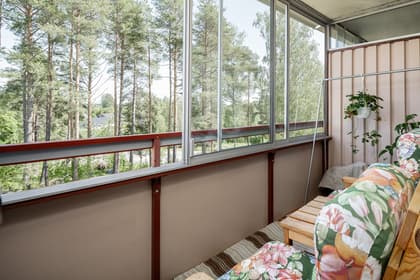 Balkong eller utsiktsbild