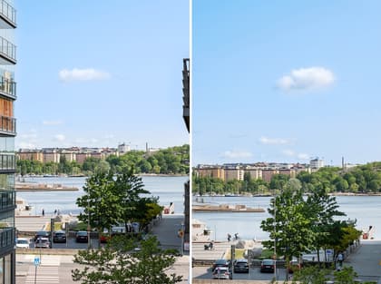 Balkong eller utsiktsbild