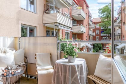 Balkong eller utsiktsbild