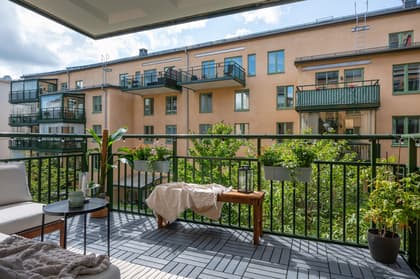 Balkong eller utsiktsbild