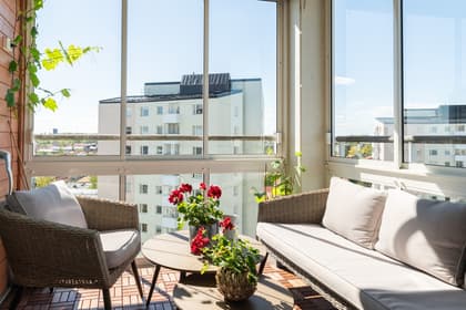 Balkong eller utsiktsbild