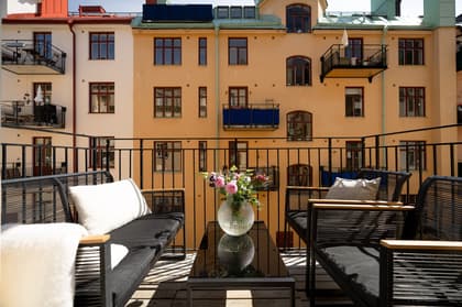 Balkong eller utsiktsbild