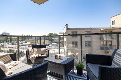 Balkong eller utsiktsbild