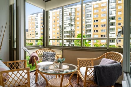 Balkong eller utsiktsbild