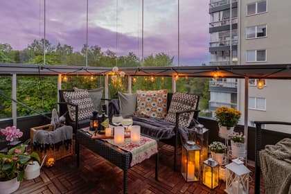 Balkong eller utsiktsbild