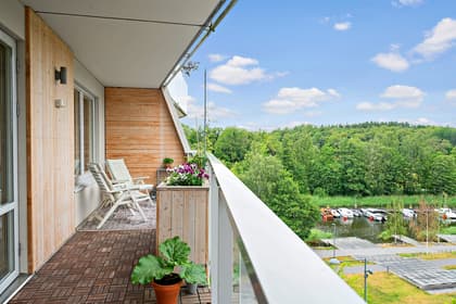 Balkong eller utsiktsbild