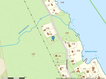 Illustrerad karta över fastigheten eller området