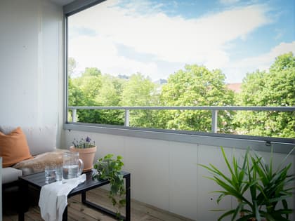 Balkong eller utsiktsbild