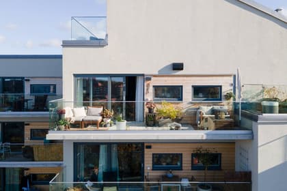 Balkong eller utsiktsbild