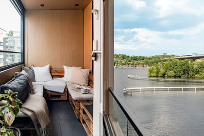 Balkong eller utsiktsbild