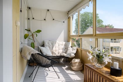 Balkong eller utsiktsbild