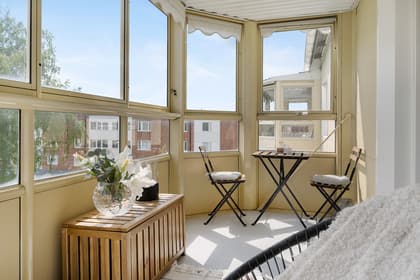 Balkong eller utsiktsbild