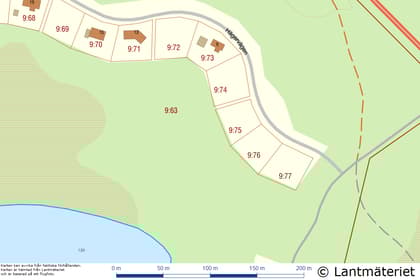 Illustrerad karta över fastigheten eller området