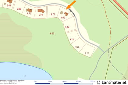 Illustrerad karta över fastigheten eller området