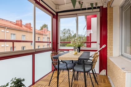 Balkong eller utsiktsbild