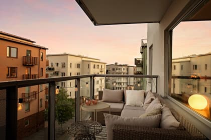 Balkong eller utsiktsbild