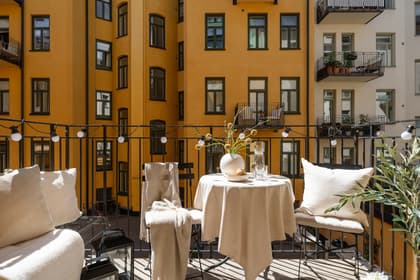 Balkong eller utsiktsbild