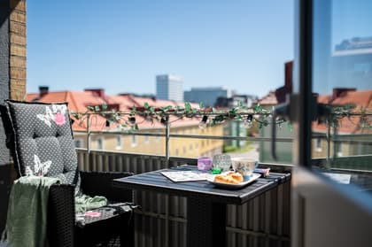 Balkong eller utsiktsbild