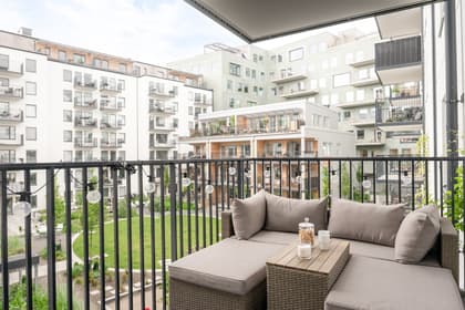 Balkong eller utsiktsbild