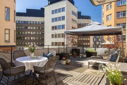 Balkong eller utsiktsbild