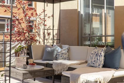 Balkong eller utsiktsbild