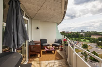 Balkong eller utsiktsbild