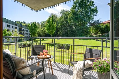 Balkong eller utsiktsbild