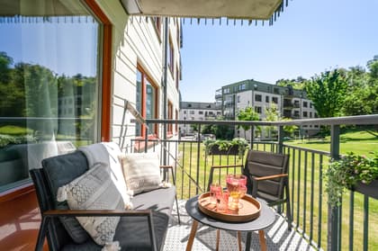 Balkong eller utsiktsbild