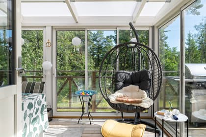 Balkong eller utsiktsbild