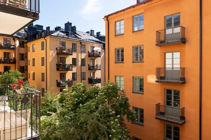 Balkong eller utsiktsbild