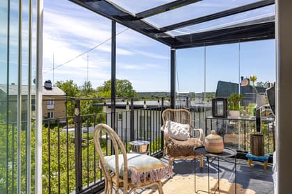 Balkong eller utsiktsbild