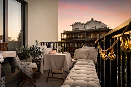 Balkong eller utsiktsbild