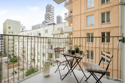 Balkong eller utsiktsbild