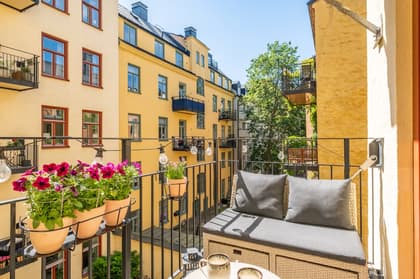 Balkong eller utsiktsbild