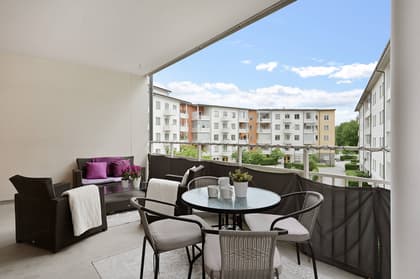 Balkong eller utsiktsbild