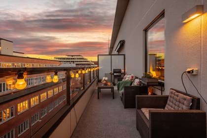 Balkong eller utsiktsbild