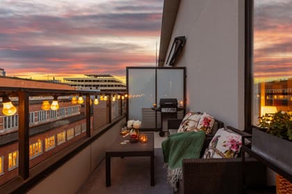 Balkong eller utsiktsbild