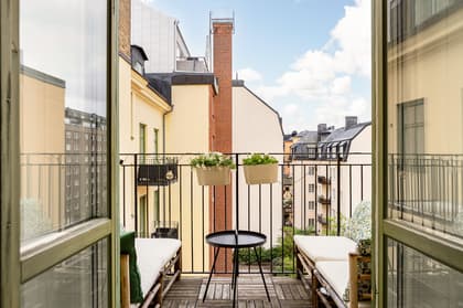 Balkong eller utsiktsbild