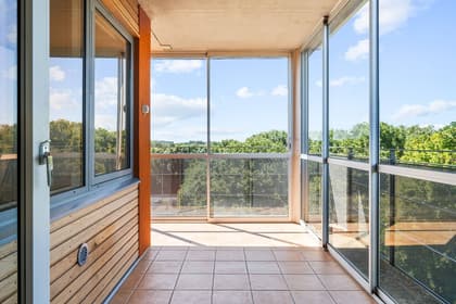 Balkong eller utsiktsbild