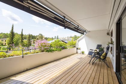 Balkong eller utsiktsbild