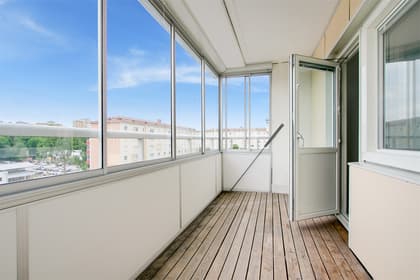 Balkong eller utsiktsbild