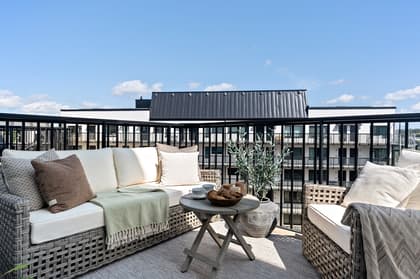 Balkong eller utsiktsbild