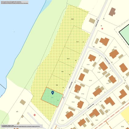 Illustrerad karta över fastigheten eller området