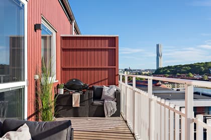 Balkong eller utsiktsbild