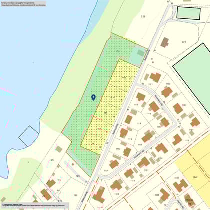 Illustrerad karta över fastigheten eller området